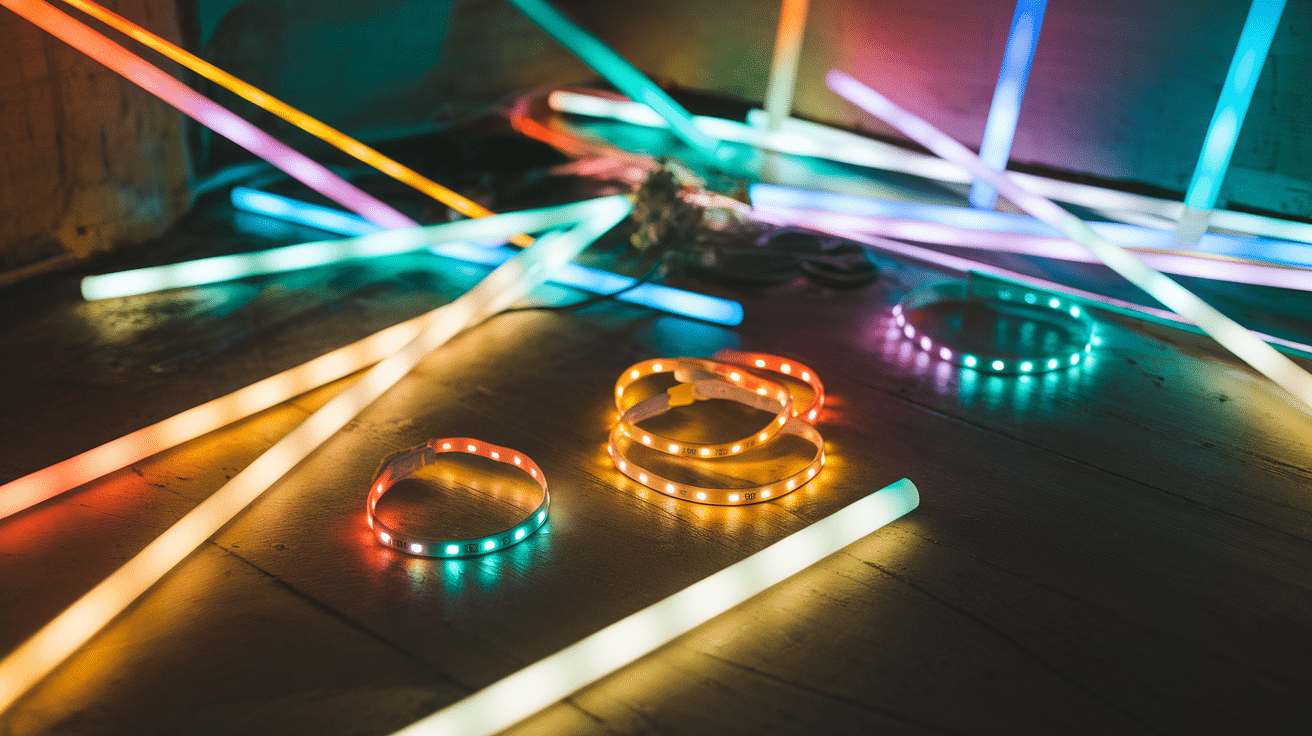 glow stick dance area