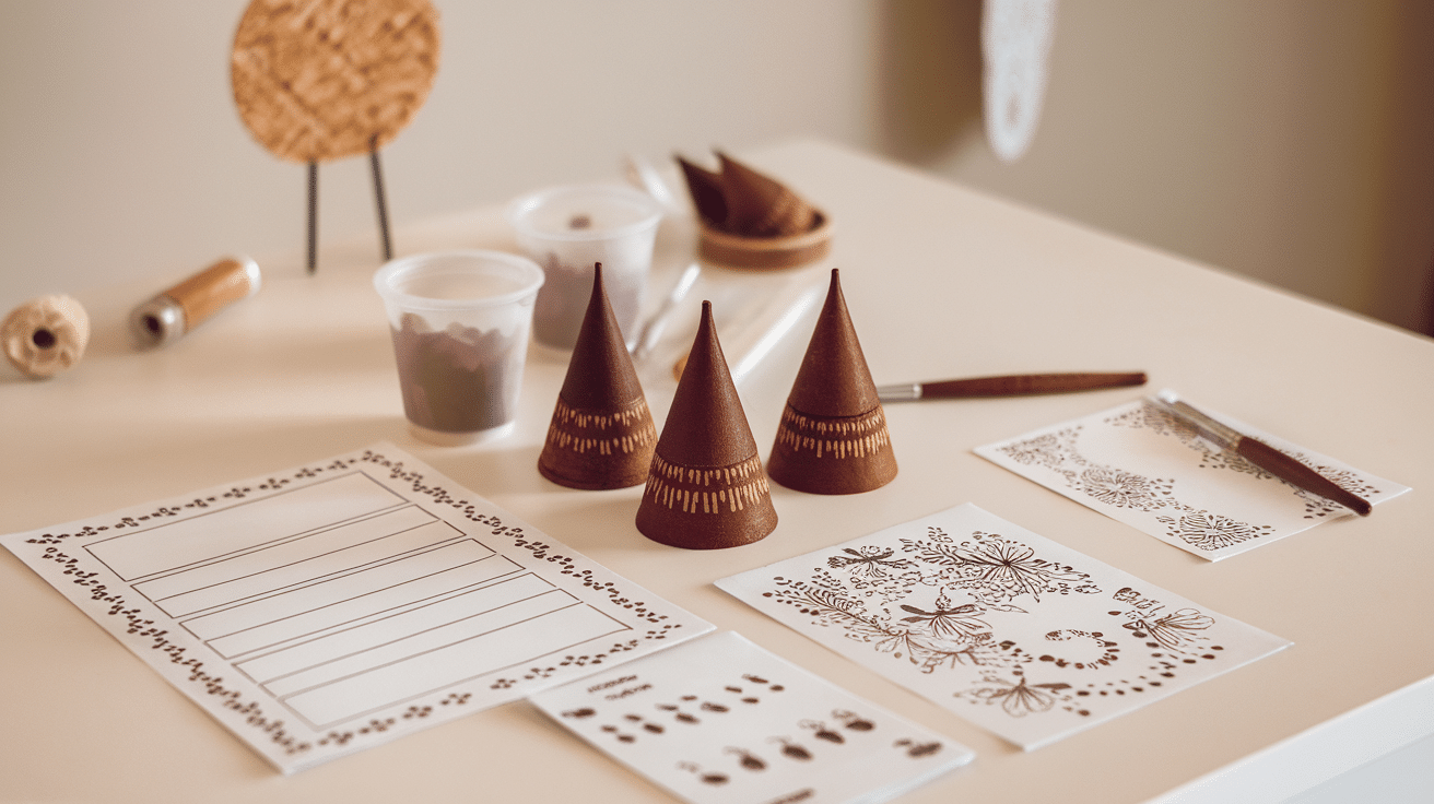 henna or temporary tattoo station