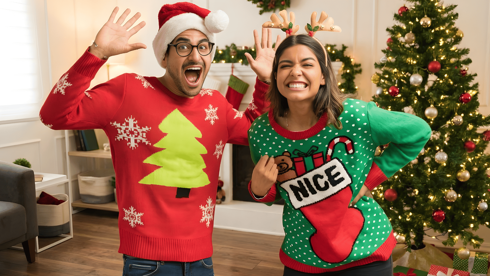 holiday themed scavenger hunt