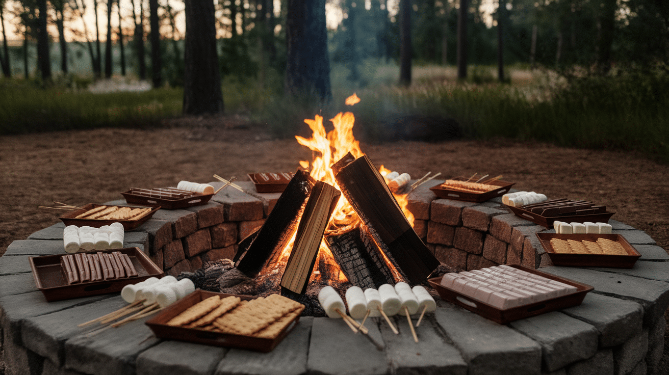 s’mores-fire-pit-station