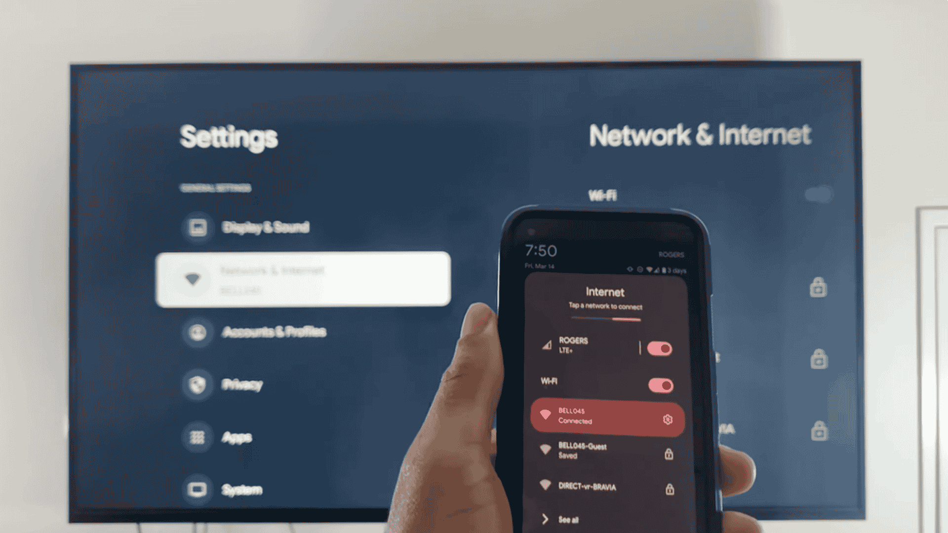 step 2 check wi fi on your phone