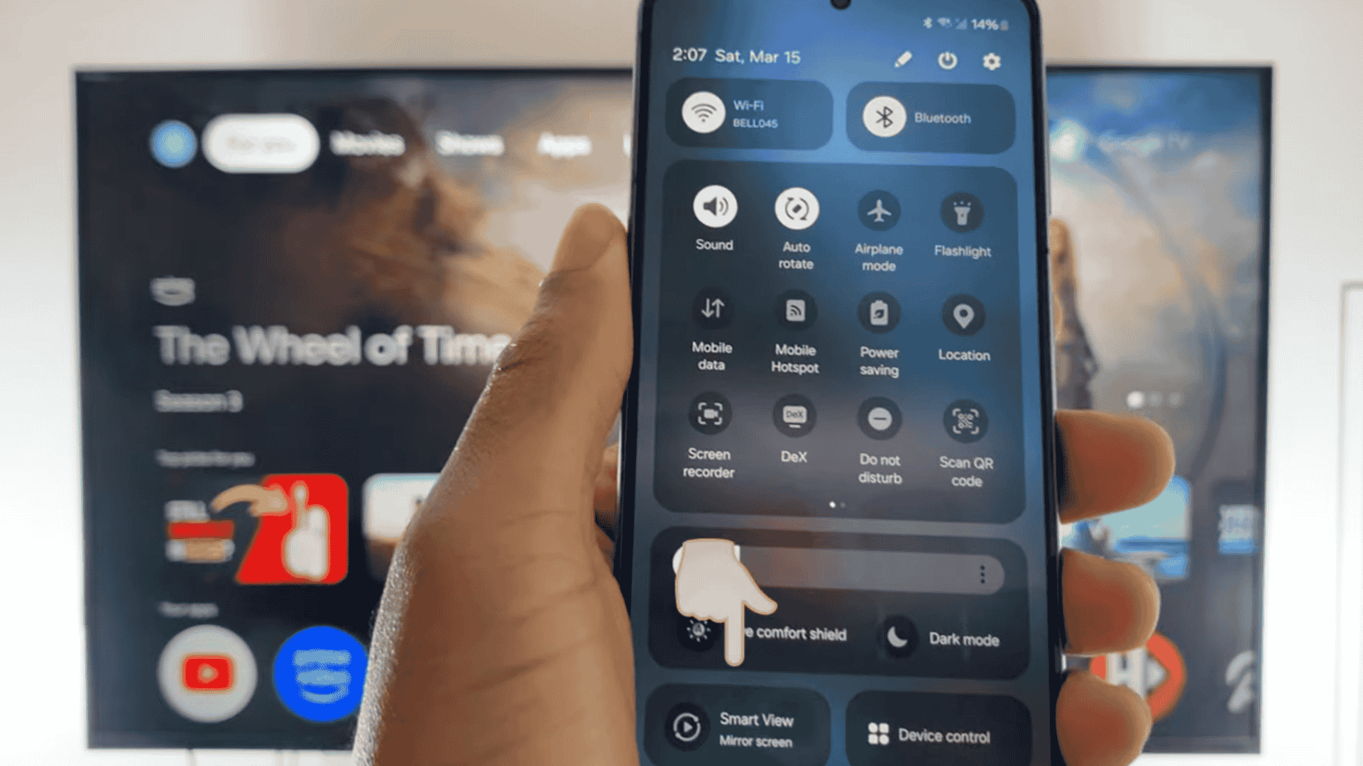 step 5 for samsung phones only