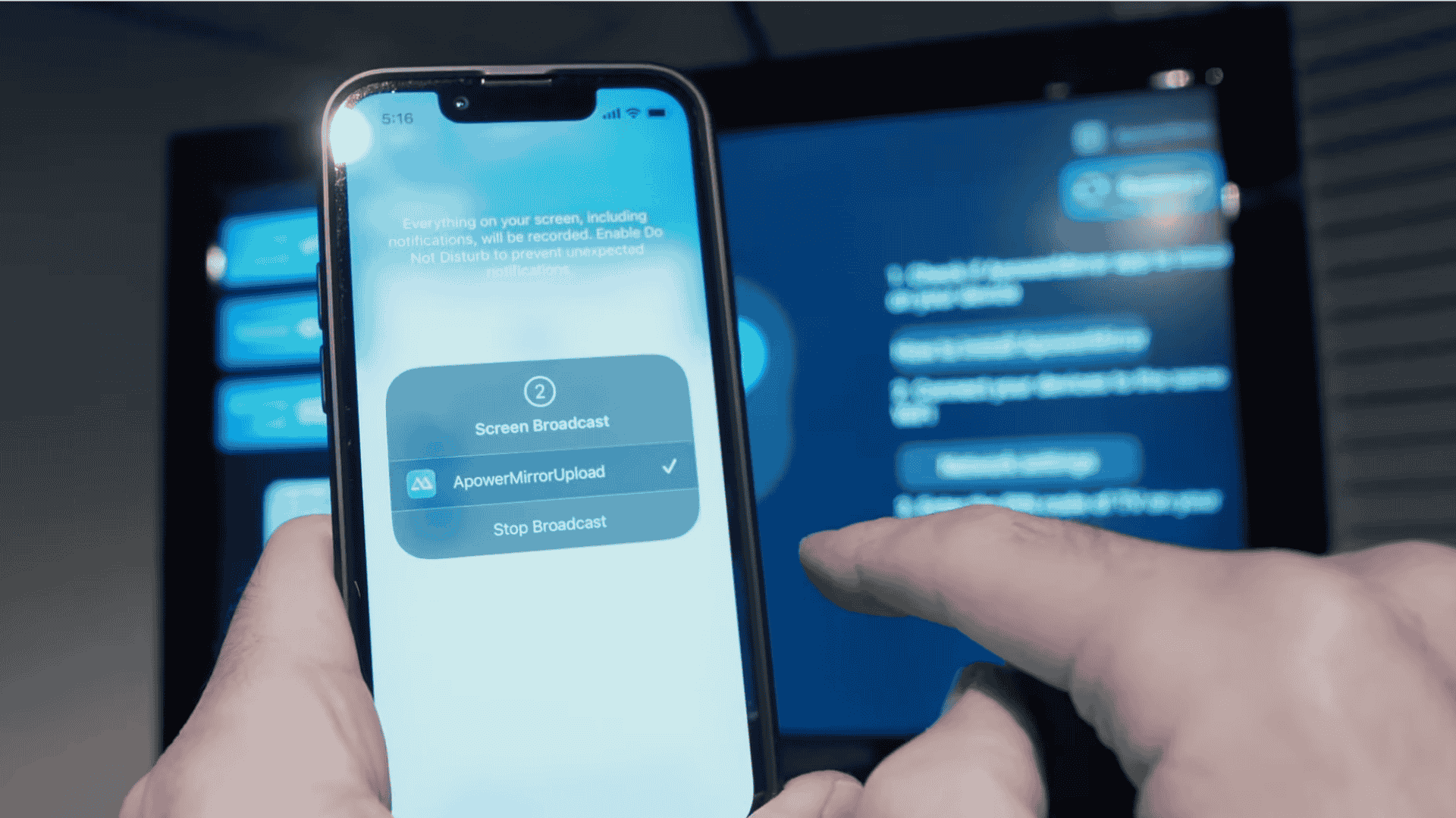 step 6 start wirelesss casting