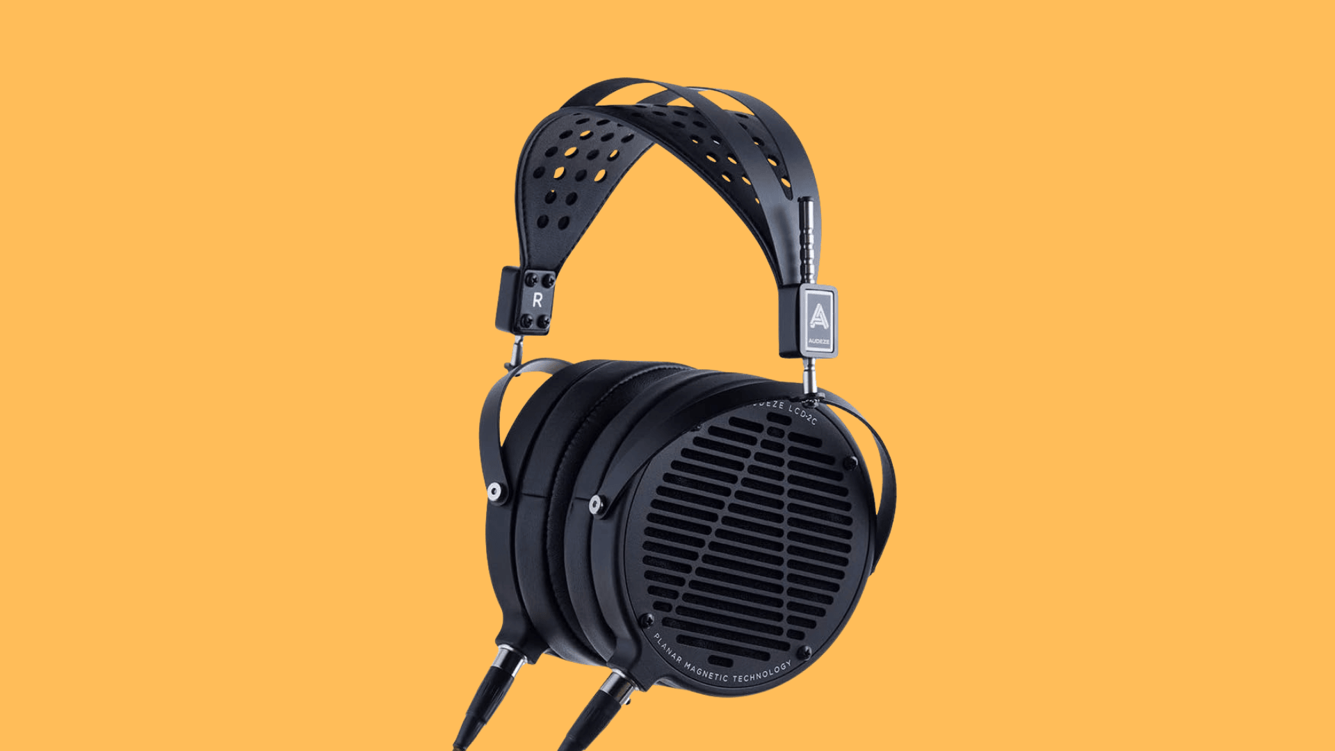 Audeze LCD-2 Classic open-back planar magnetic headphones with large drivers, leather headband, thick ear pads, and rich detailed sound
