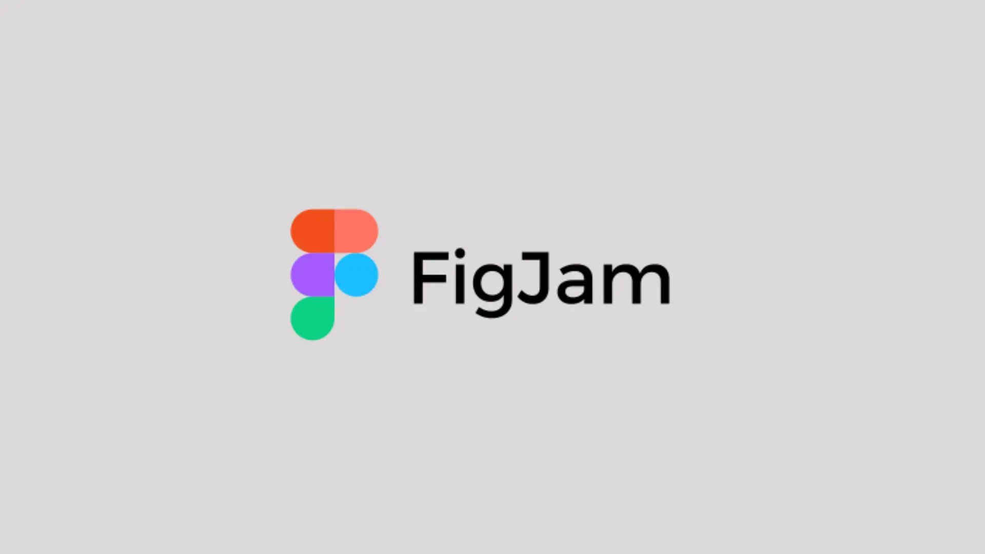 Image showing FigJam logo on a grey background