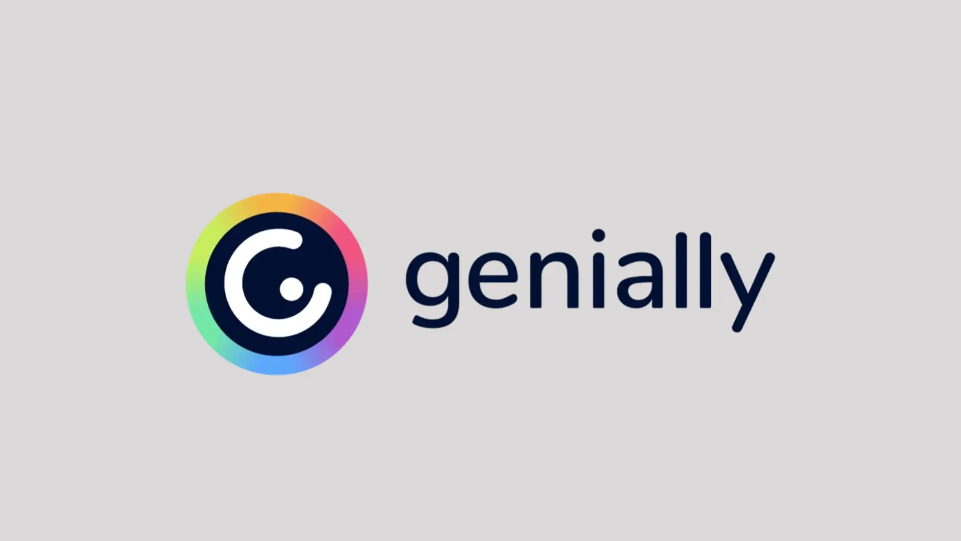 Image showing Genially logo on a grey background