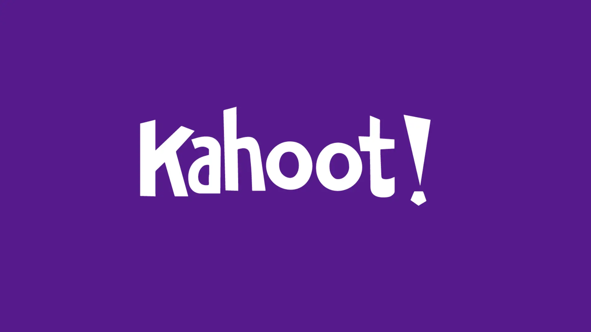 Image showing Kahoot logo with bright purple background