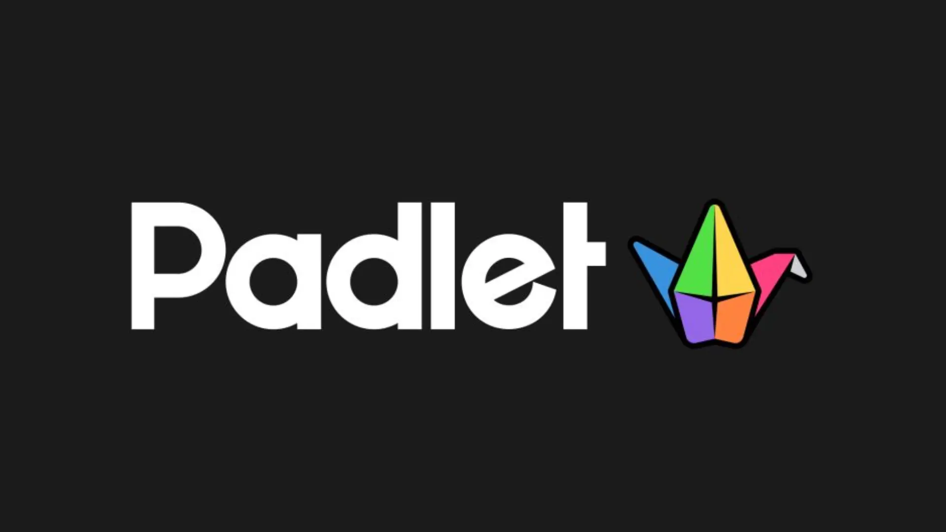 Image showing Padlet logo with dark background