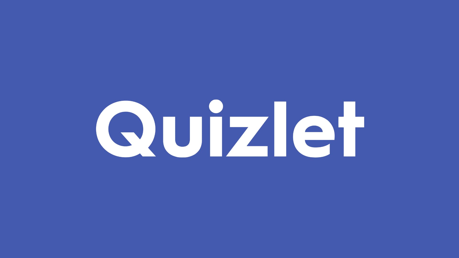 Image showing Quizlet logo with bright purple background