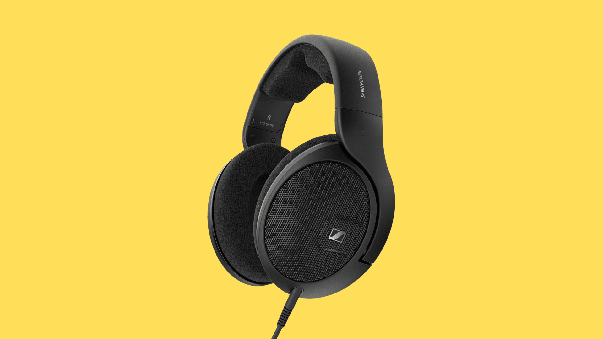 Sennheiser HD 560S open-back over-ear headphones with large drivers, breathable ear pads, adjustable headband