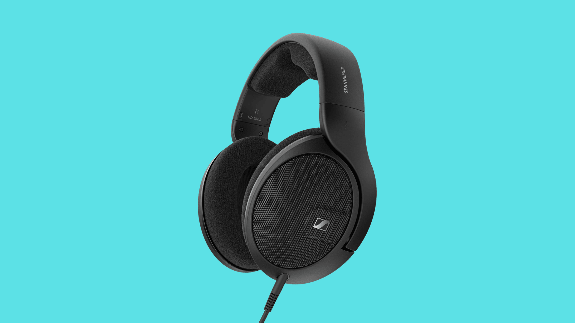 Sennheiser HD 560S open-back over-ear headphones with neutral sound tuning and soft ear pads for accurate listening