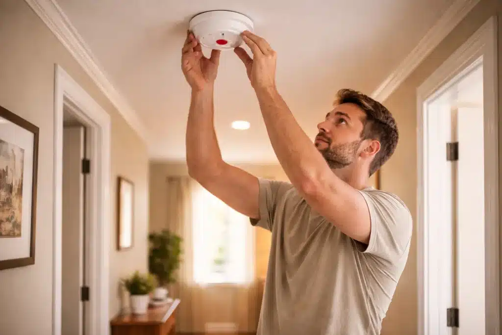 Smoke detector installation