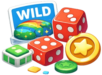 Stickers, Coins & Dice