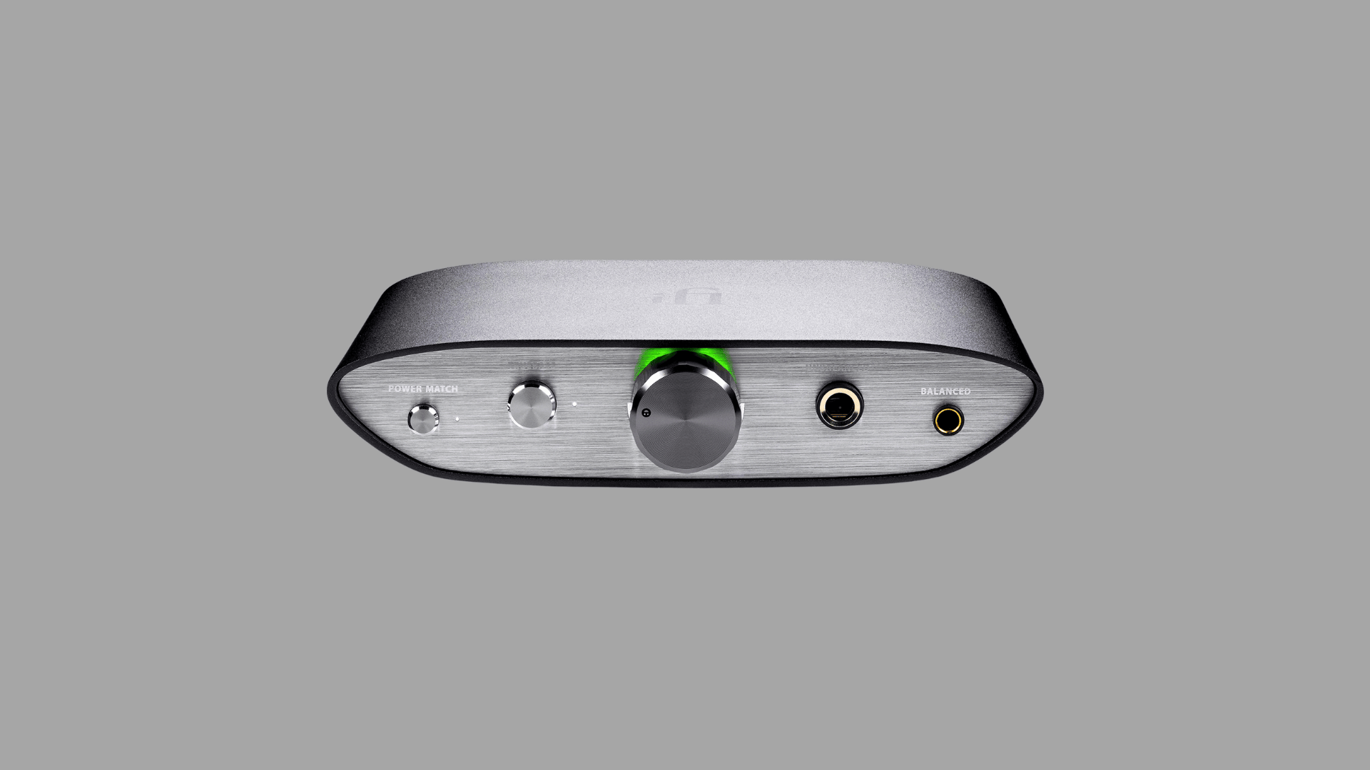 iFi Zen DAC V2 desktop DAC and amplifier with volume knob, balanced output, and USB input for high quality audio setup
