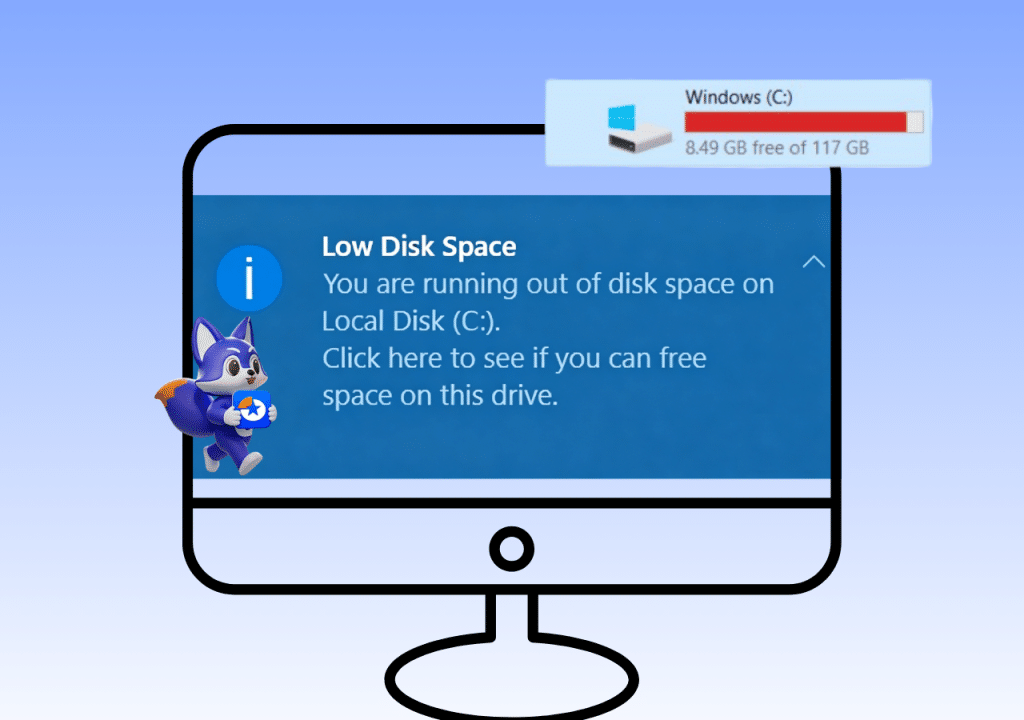 How to Fix Low Disk Space Error on C Drive