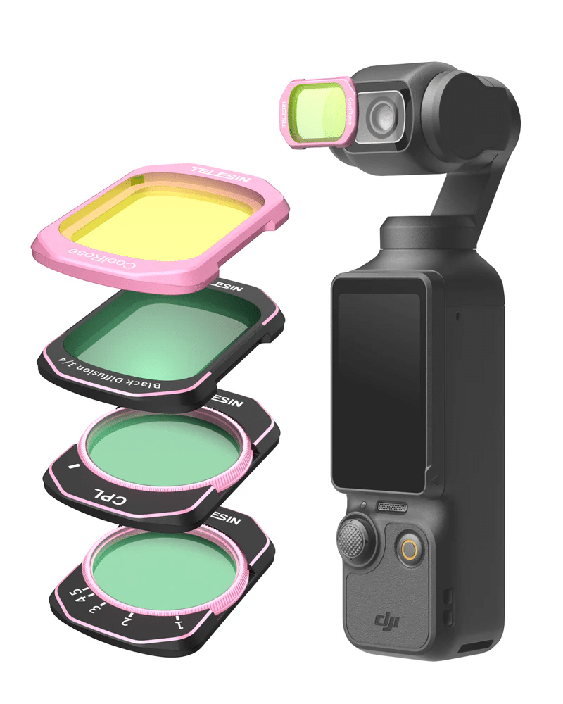 All-in-One Filter Kit with Wide-Angle Lens for DJI Osmo Pocket 4/3