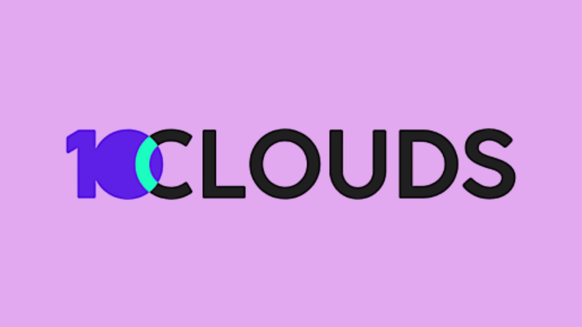 10Clouds logo with purple and black text design on light gray background