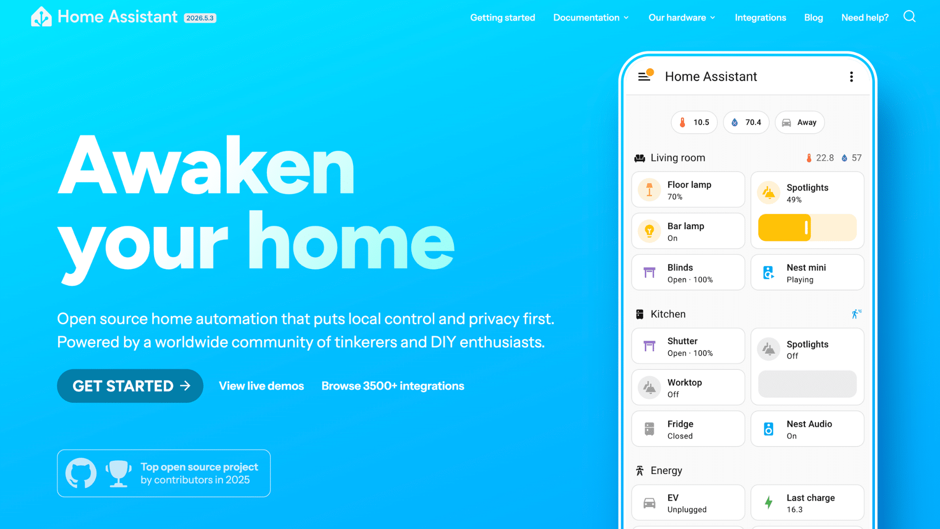home assistant open-source smart home automation system with advanced local controls