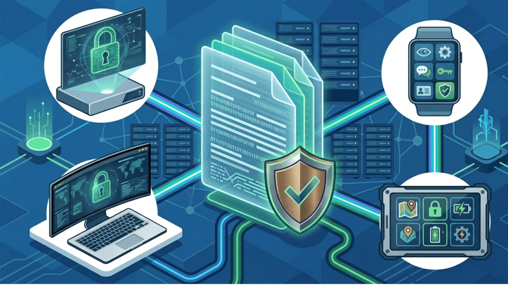secure digital document tracking system with protected files devices access controls and audit features (1)