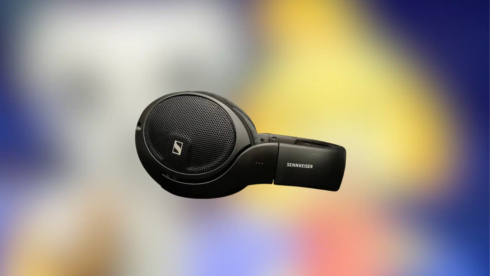Sennheiser HD 560S open-back headphones with black finish and detailed audio-focused design on soft background