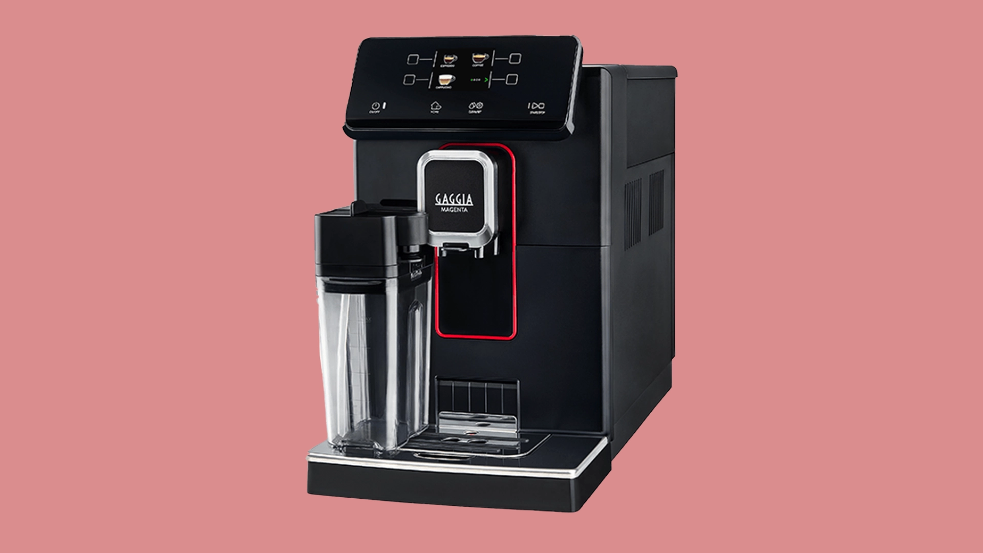 Gaggia Magenta automatic coffee machine with milk frother and touch control panel