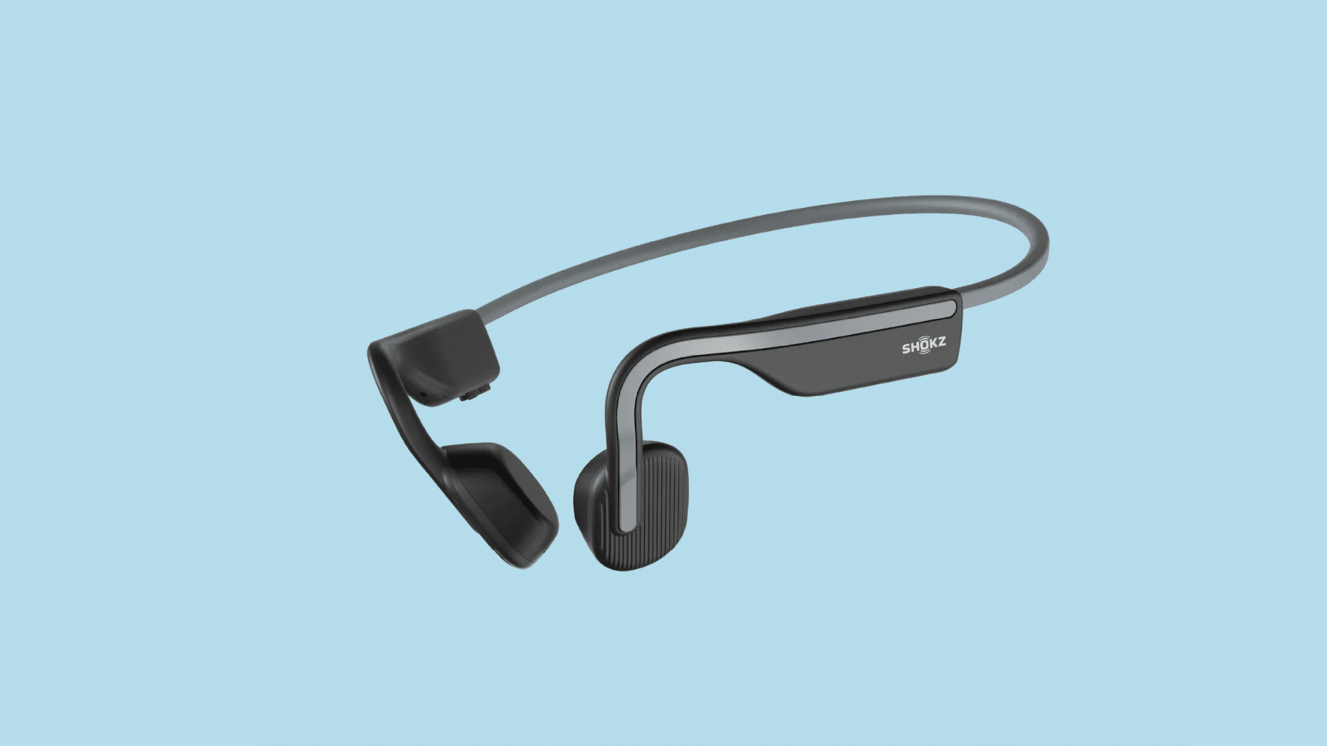 shokz openmove bone conduction headphones with flexible neckband and open ear fit