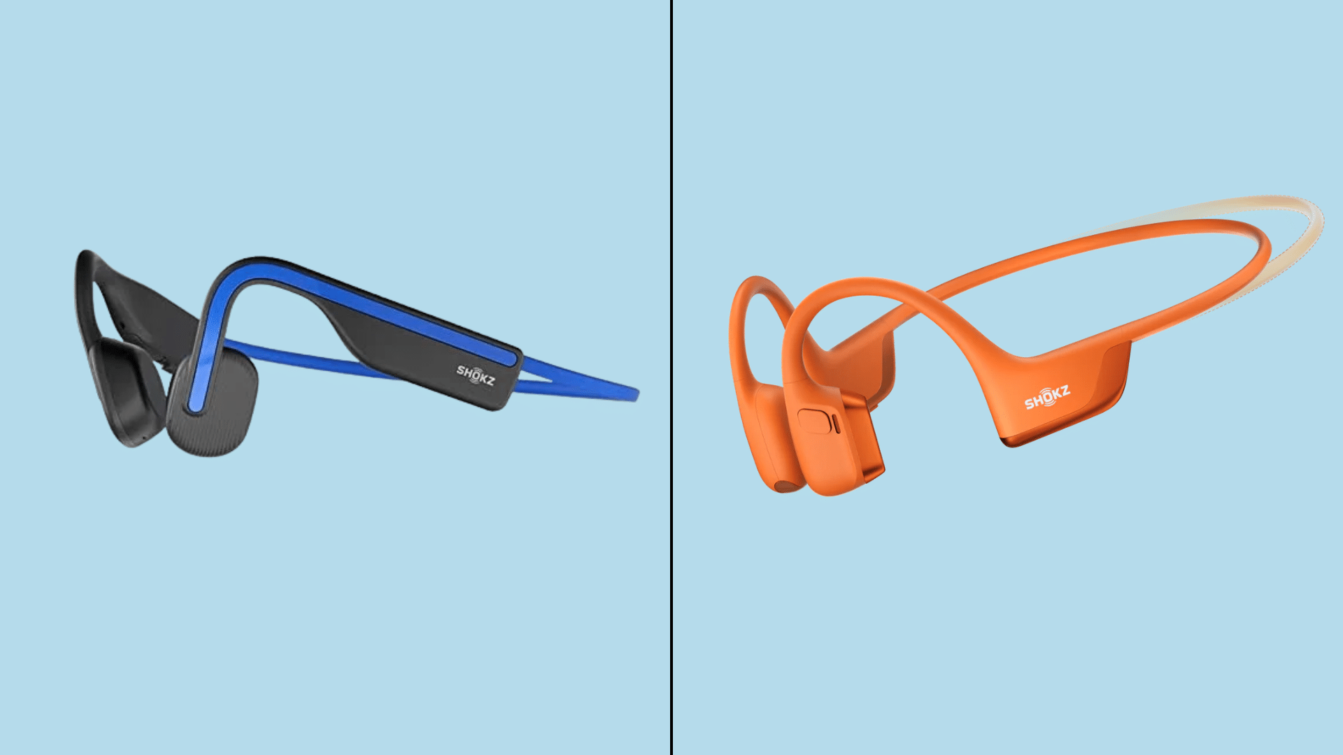 shokz openmove vs shokz openrun bone conduction headphones with flexible neckband