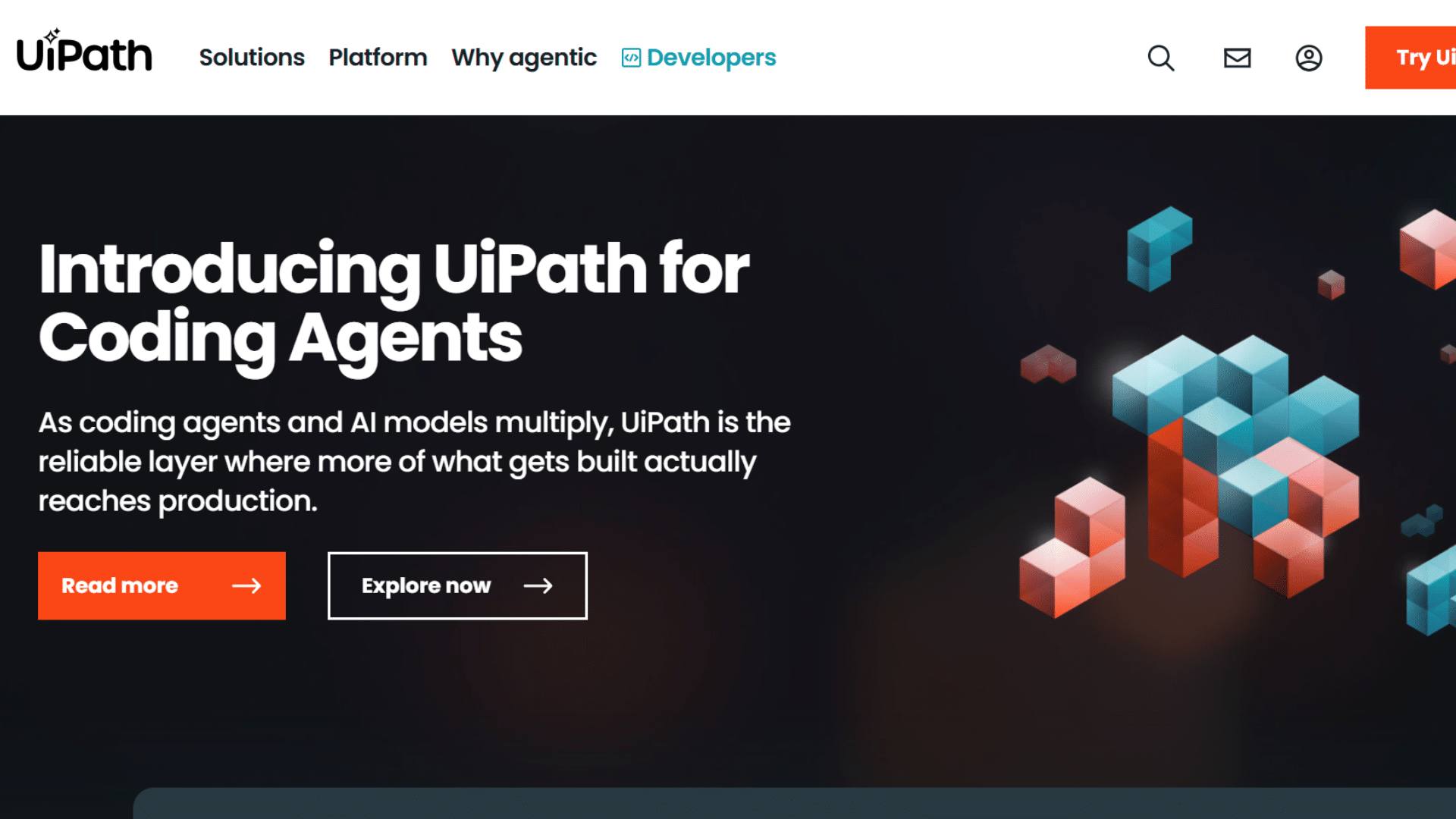 uipath website interface