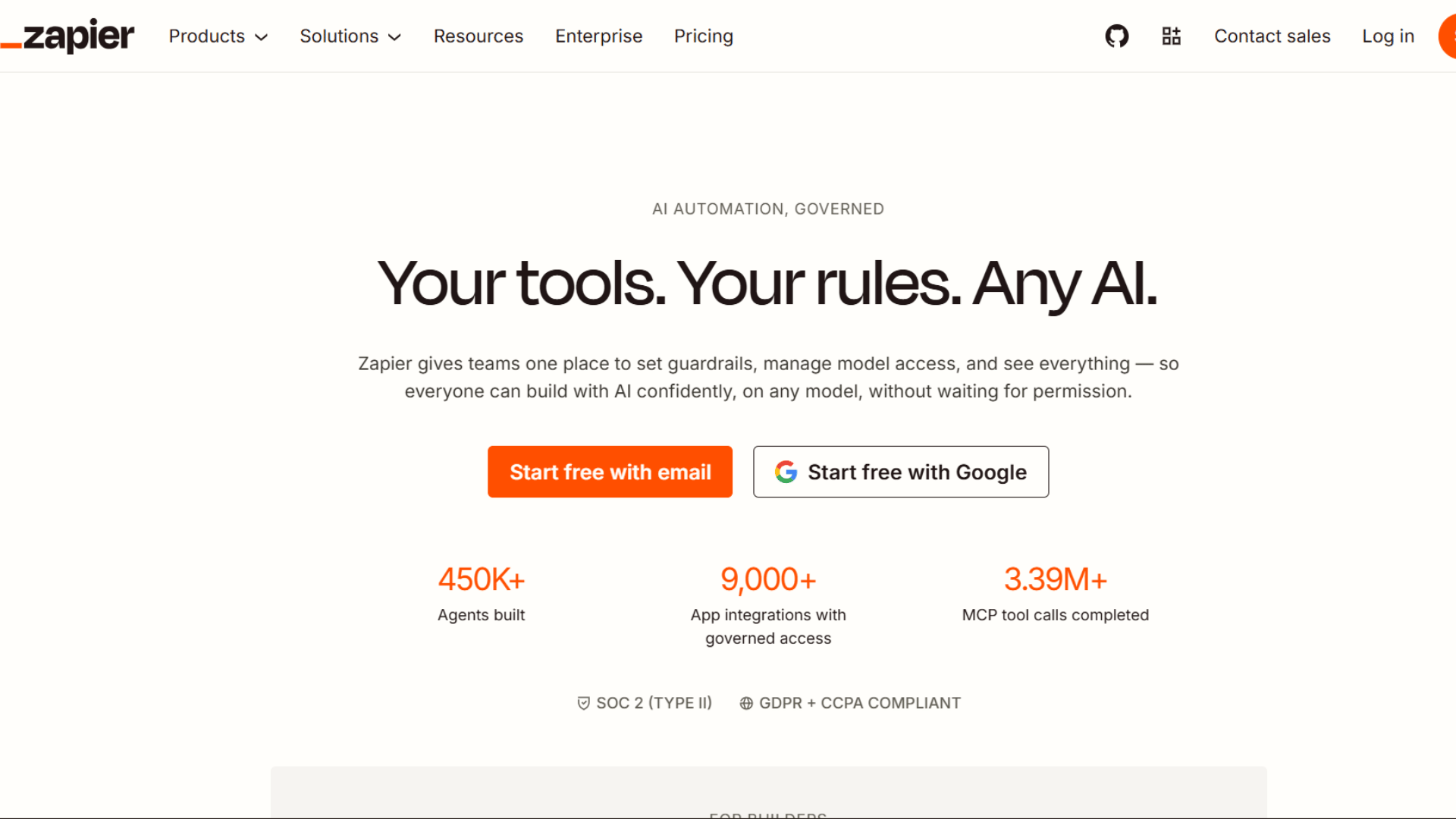 zapier web interface