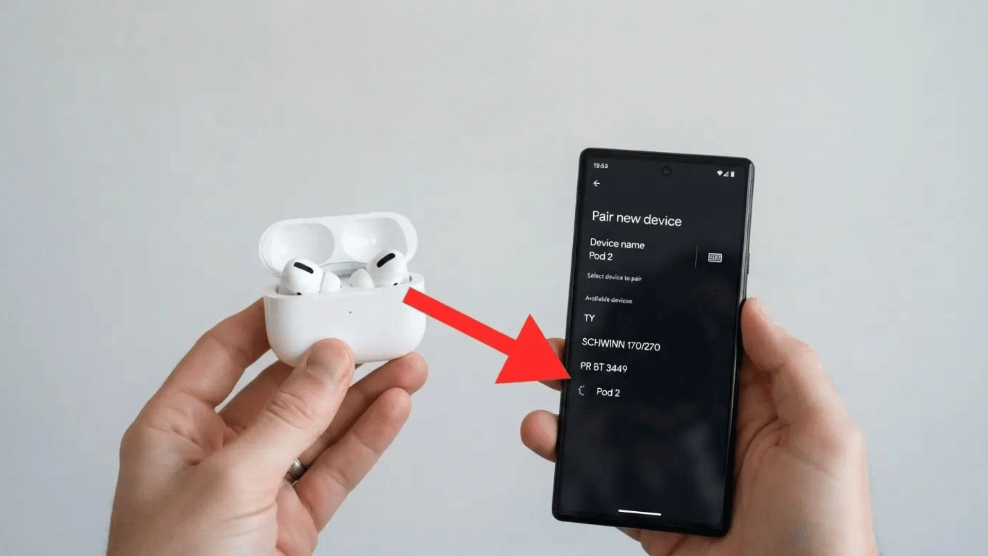 airpods and android devices showing cross platform wireless audio compatibility.