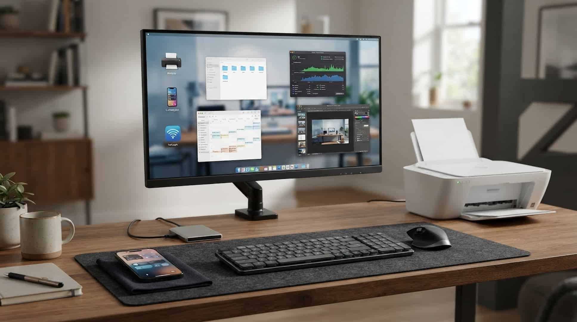 computer operating system managing hardware devices and software tasks