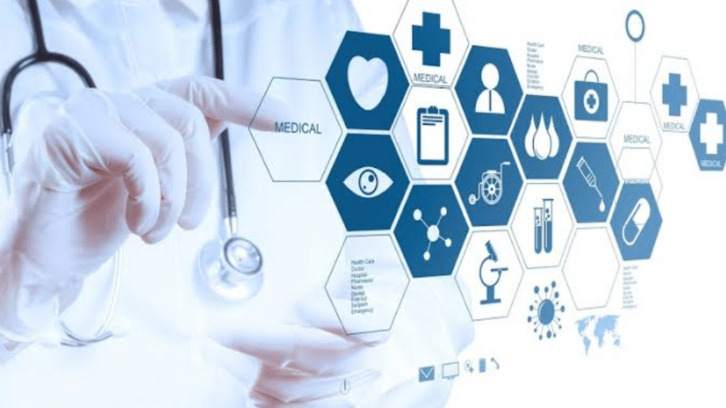 healthcare software platform displaying patient records and digital medical management system