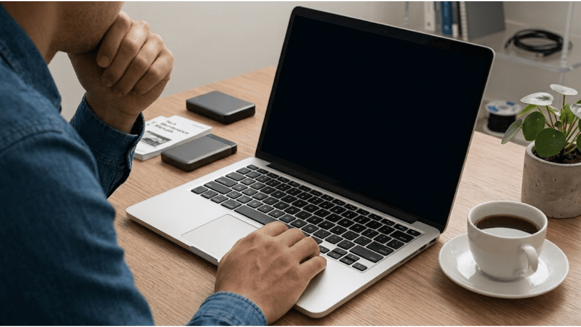 open laptop on a desk for how long should a laptop last guide