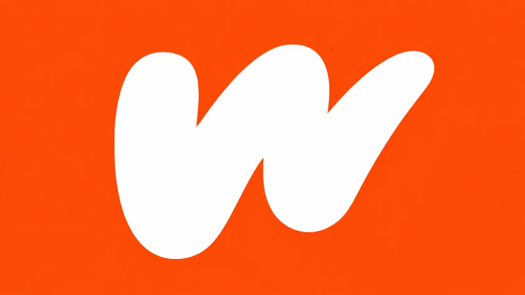orange reading app logo with white abstract symbol on simple background design
