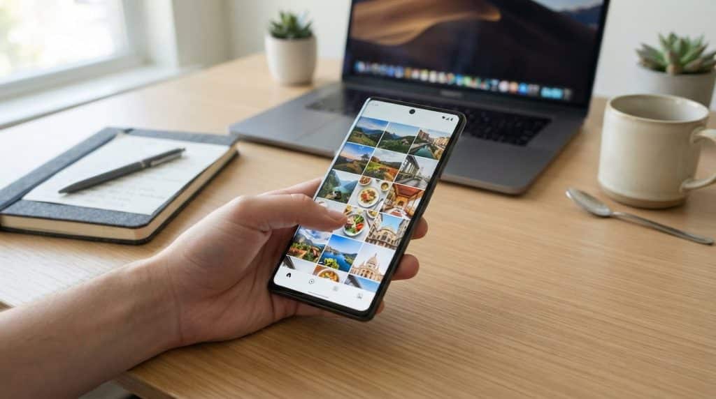 smartphone showing app usage and temporary cache storage for faster loading performance (1)
