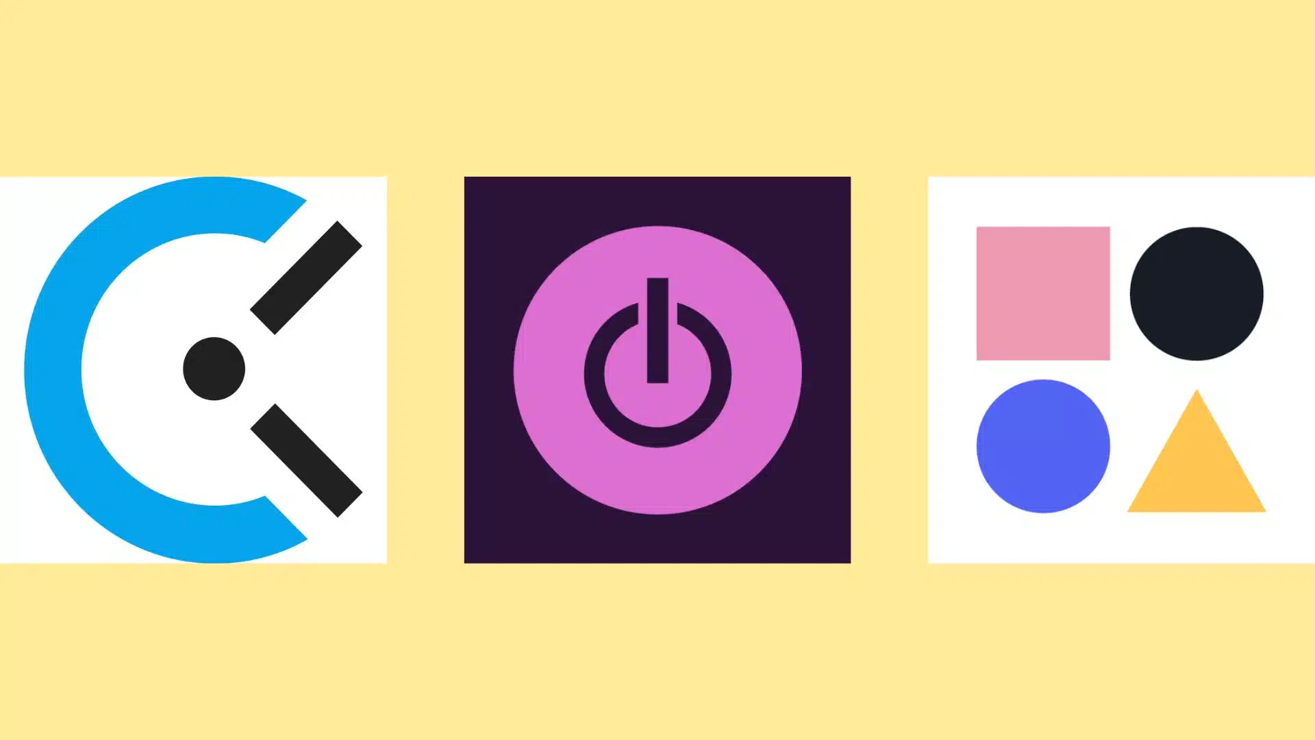 Three time management logos Clockify, Toggl Track, and Reclaimai displayed on a light tan background (1)