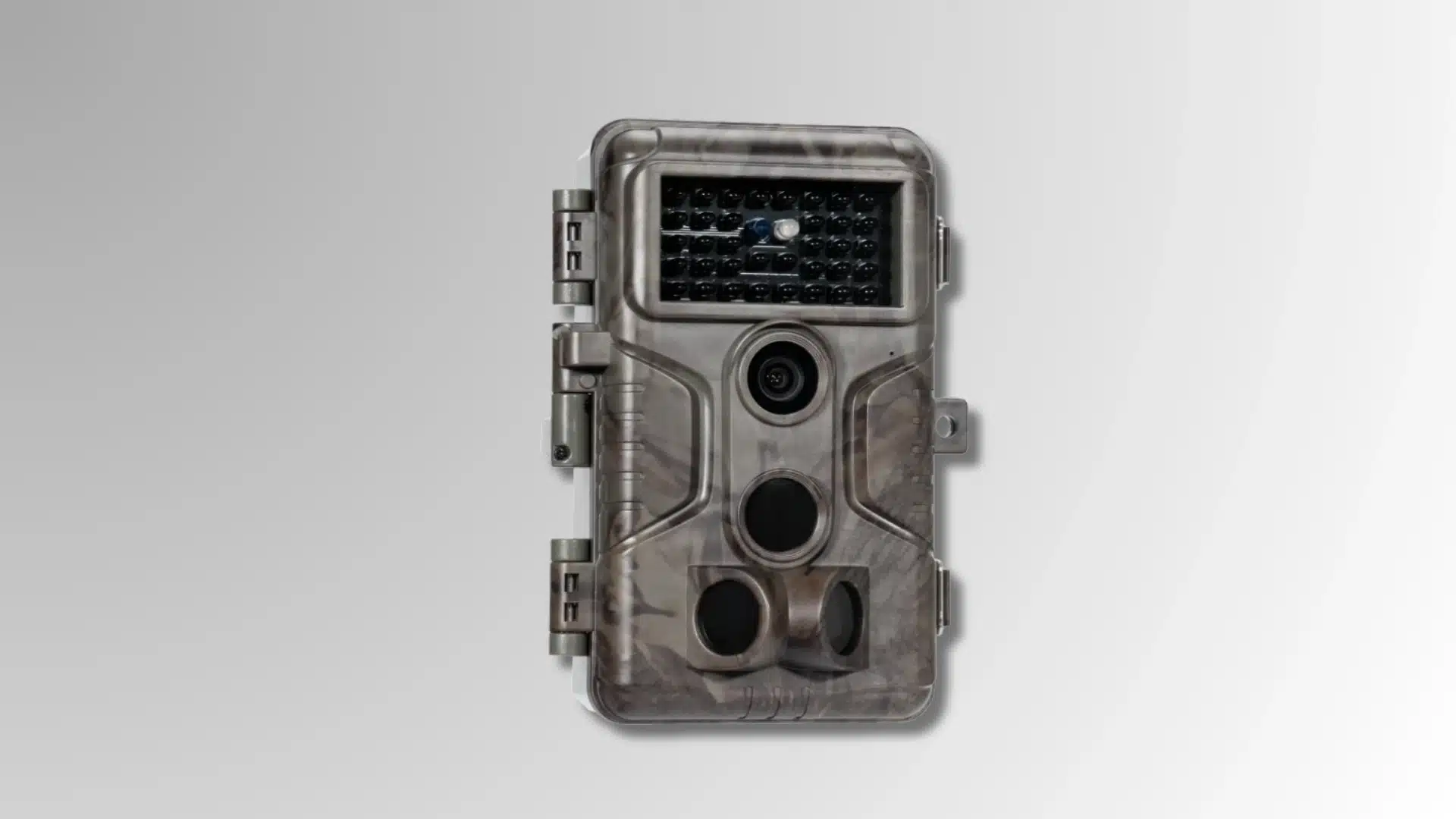 gardepro a3s trail camera with front display lens and infrared sensors for outdoor scouting