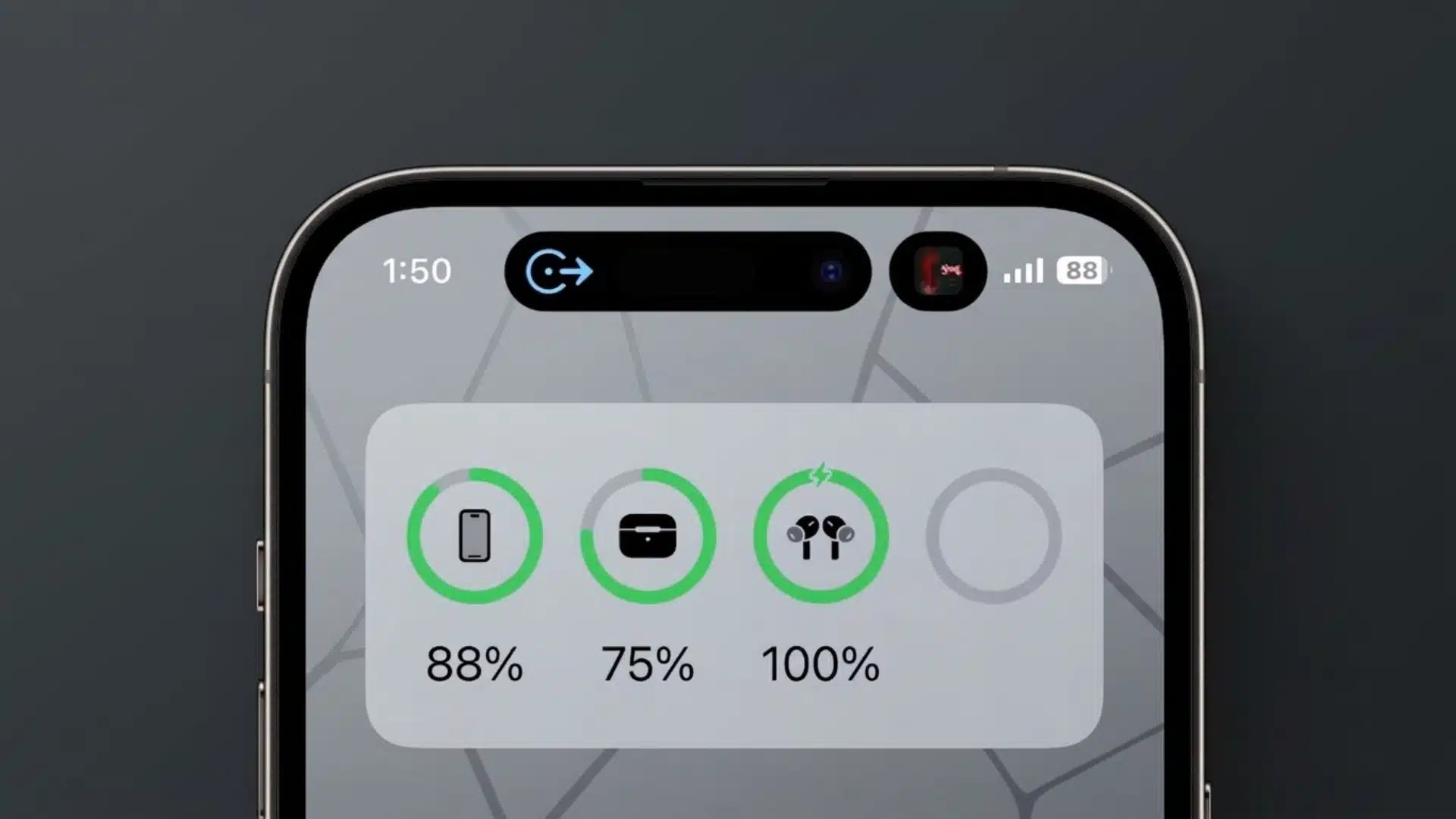 iphone dynamic island showing multiple ongoing activities with navigation and music controls