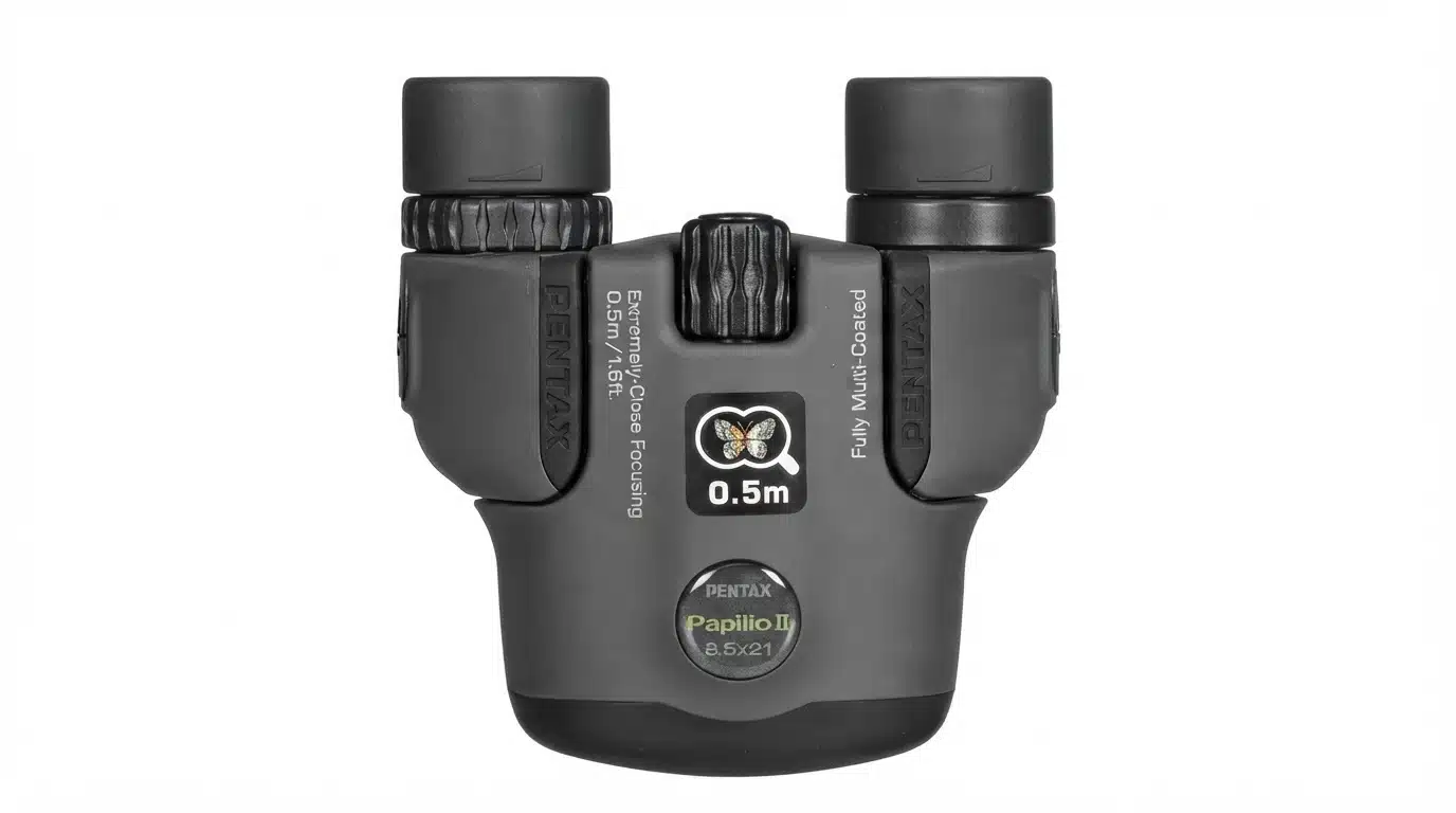 pentax papilio ii 8.5x21 compact binoculars for casual viewing with close focus design